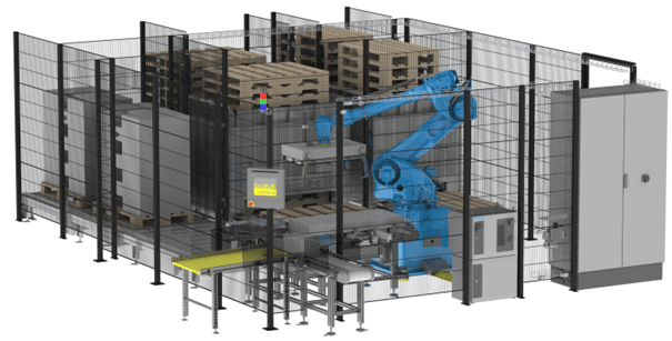 Palletizing cell - Goldfuß Engineering GmbH